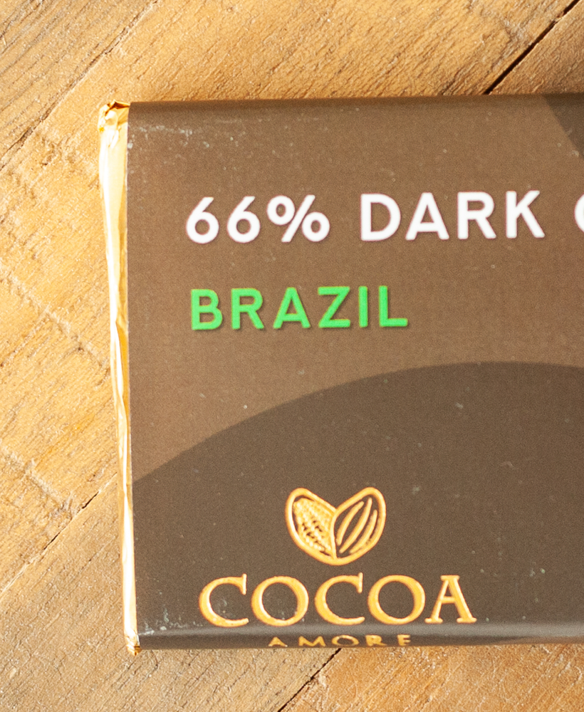 
                  
                    BRAZIL 66% DARK CHOCOLATE - SINGLE ORIGIN BAR
                  
                