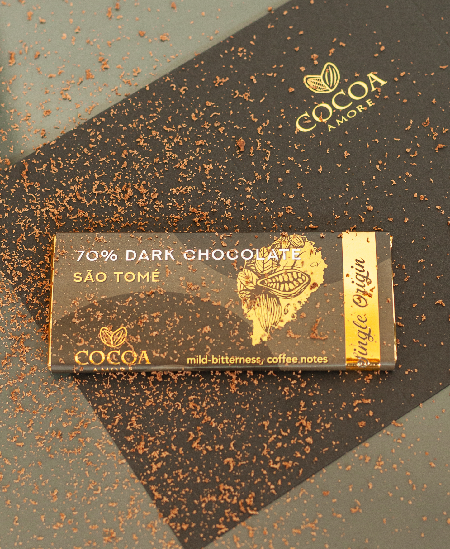 
                  
                    SAO TOME 70% DARK CHOCOLATE - SINGLE ORIGIN BAR
                  
                